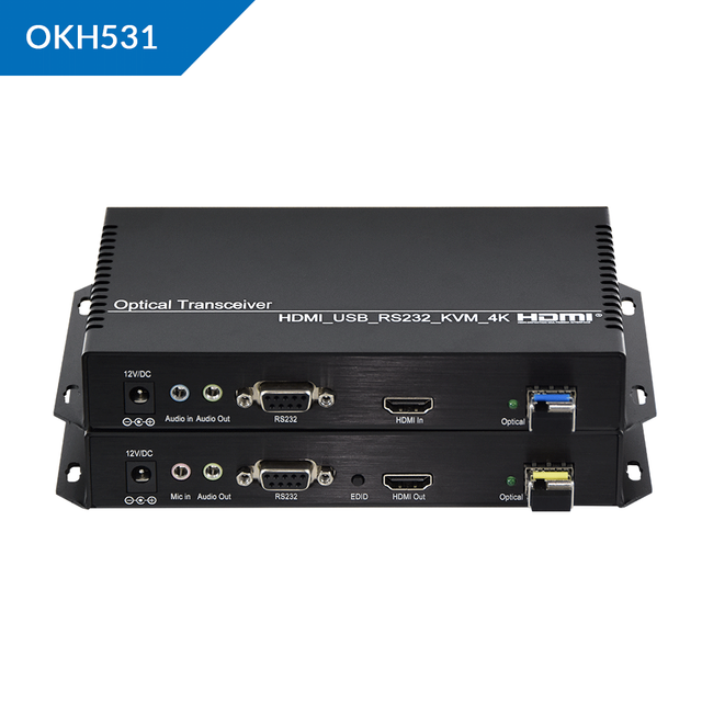 Extensor de fibra &oacute;ptica ORIVISION 4K@30 HDMI USB2.0