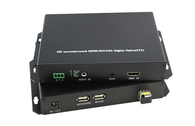 <span style='color:#333333;'><span style='font-size:24px;'><strong>Несжатый оптоволоконный удлинитель HDMI KVM</strong></span></span>