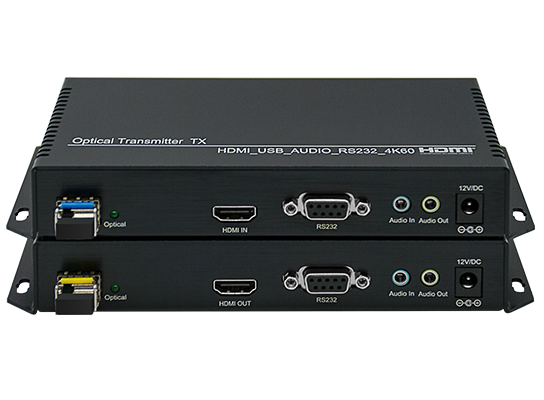 <span style='color:#333333;'><span style='font-size:24px;'><strong>4K@60 HDMI KVM Glasfaser-Extender</strong></span></span>