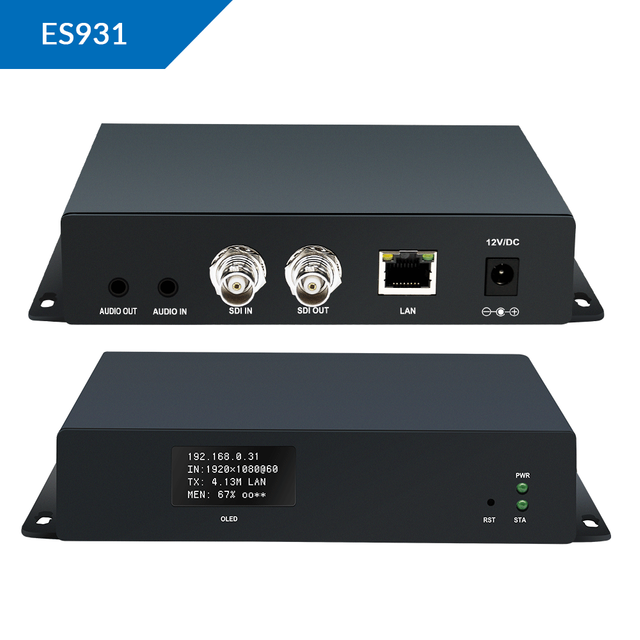 H265 1080P60 SDI Video Encoder With OLED