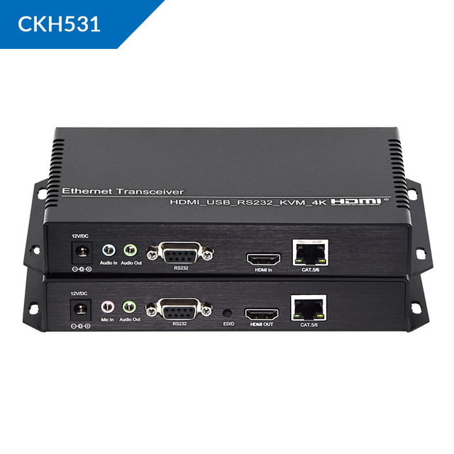 ORIVISION 4K@30HZ HDMI/USB2.0 KVM Extender over Cat5e Cable
