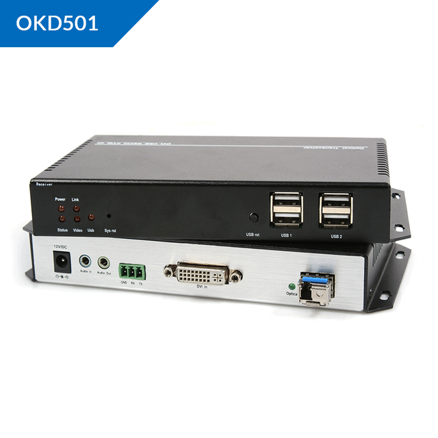 Оптоволоконный удлинитель ORIVISION 4K@30 DVI KVM
