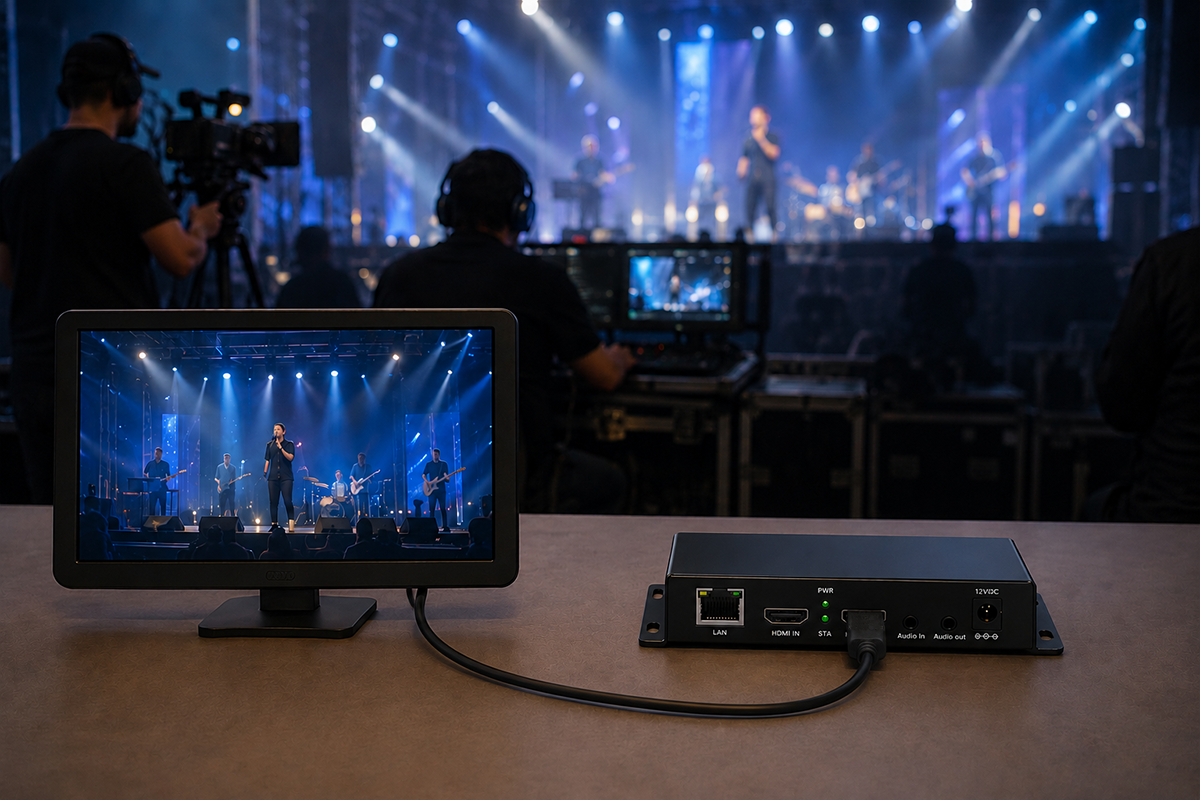 <span style='color:#333333;'><strong>Sortie en boucle HDMI et surveillance stable du signal</strong></span>