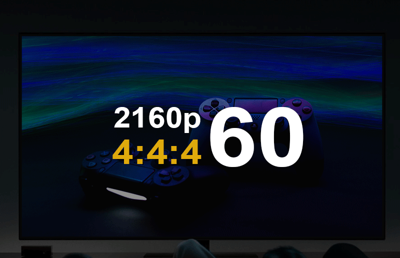 <span style='color:#333333;'><span style='font-size:24px;'><strong>Transmite v&iacute;deo 4K cristalino com cores 4:4:4</strong></span></span>