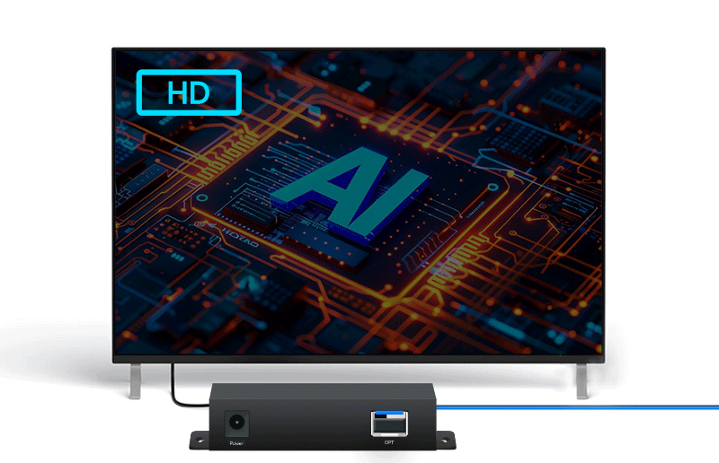 <span style='color:#333333;'><span style='font-size:24px;'><strong>Профессиональный видеоудлинитель HDMI HD KVM</strong></span></span>
