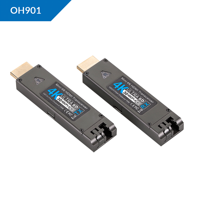 Mini extender in fibra ottica HDMI 4K@30
