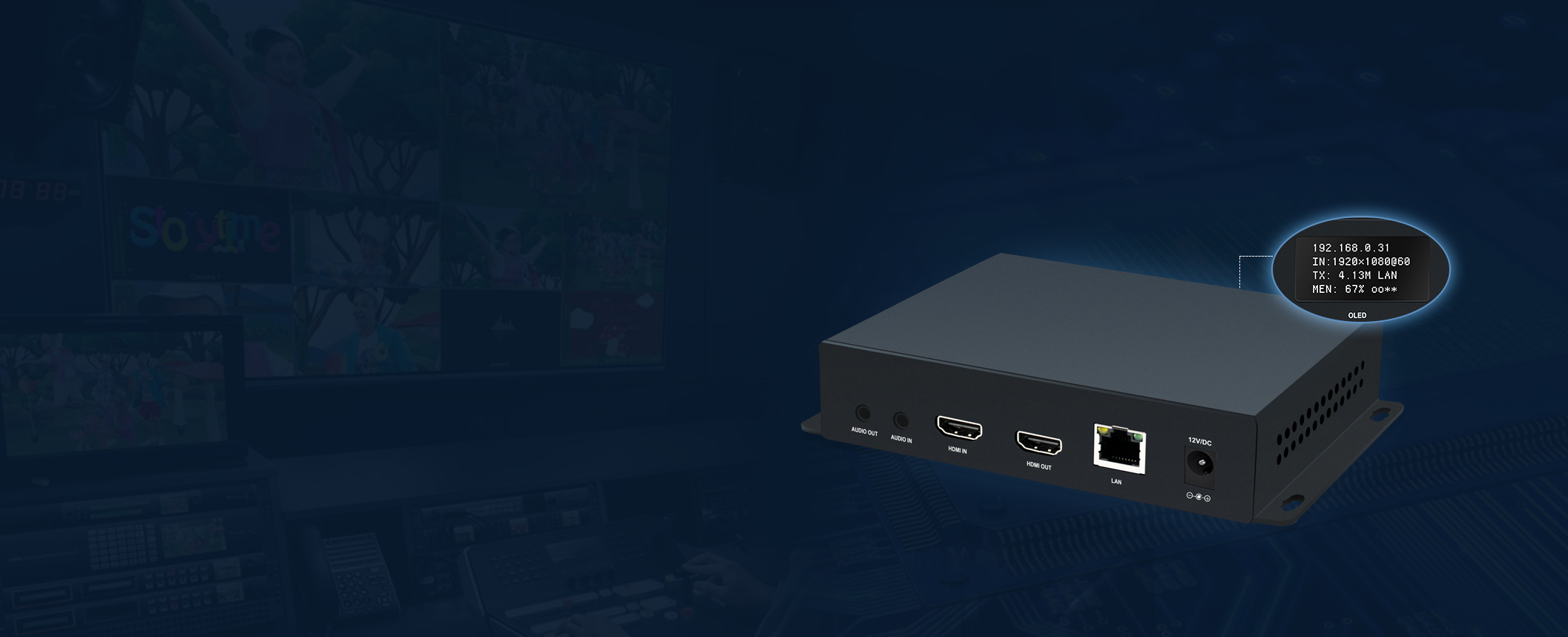 Professioneller HEVC HDMi-Streaming-Video-Encoder