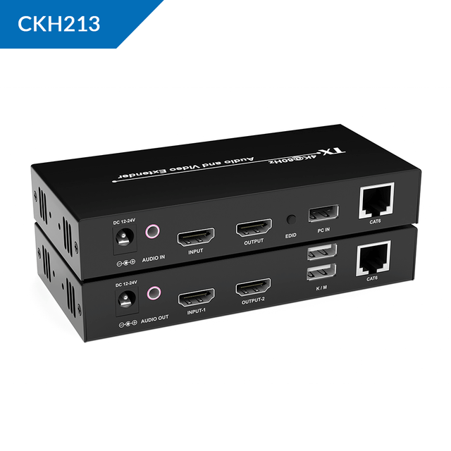 Extensor KVM HDMI 2.0 HDBaseT de 100M/328FT con IR