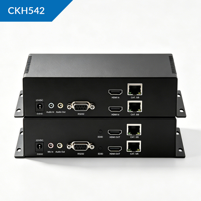 Extensor KVM duplo HDMI sobre IP 4K@30HZ